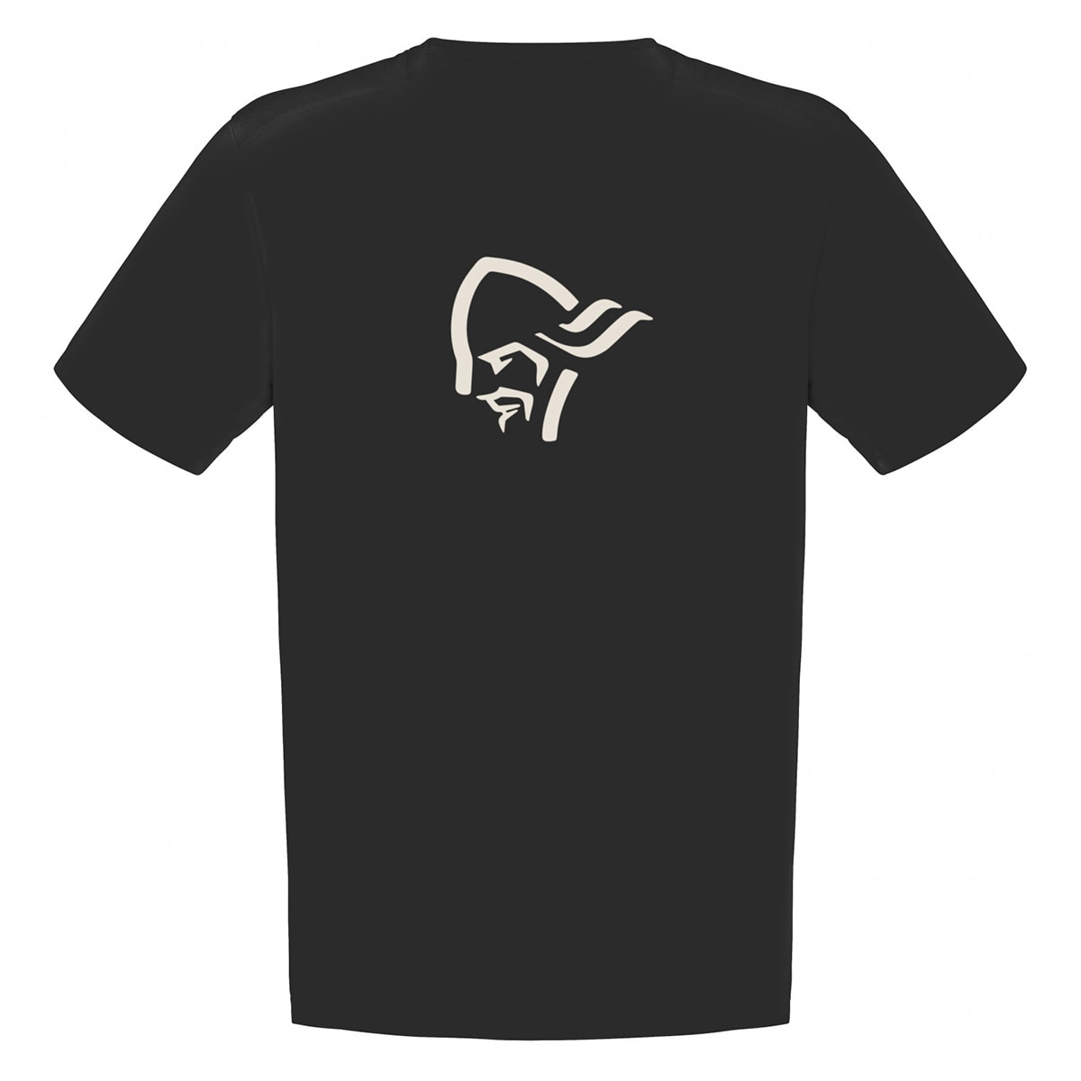 Norrona 29 Cotton Viking TShirt Men's in Caviar and Snowdrop